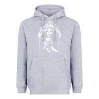 Heather Grey Electric Wizard Heavyweight Hoodie - Craftify