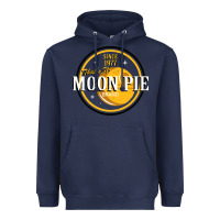 Navy moon pie Heavyweight Hoodie - Craftify