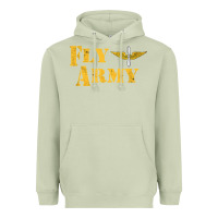 Matcha Vintage Fly Army Military Pilot Army Aviation Branch Heavyweight Hoodie - Craftify