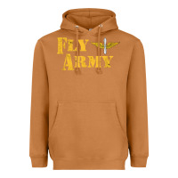 Meerkat Vintage Fly Army Military Pilot Army Aviation Branch Heavyweight Hoodie - Craftify