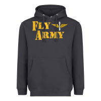 Smoke Vintage Fly Army Military Pilot Army Aviation Branch Heavyweight Hoodie - Craftify
