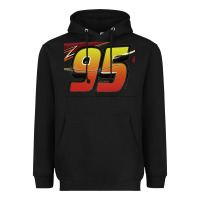 Black No 95 McQueen Heavyweight Hoodie - Craftify