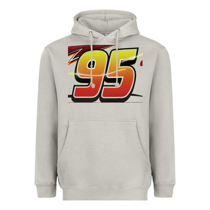 No 95 Mcqueen Heavyweight Hoodie by Craftify | Teevron