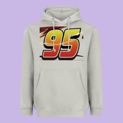 No 95 Mcqueen Heavyweight Hoodie Designed By Craftify
