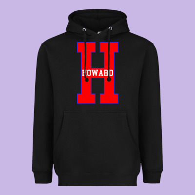 Howard Letter Heavyweight Hoodie Designed By Craftify