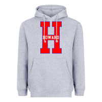 Heather Grey howard letter Heavyweight Hoodie - Craftify