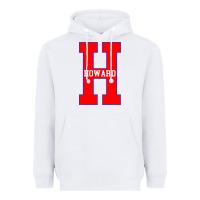 White howard letter Heavyweight Hoodie - Craftify