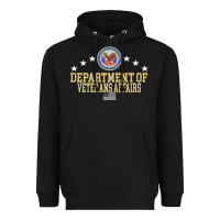 Black department of veterans affairs Heavyweight Hoodie - Craftify