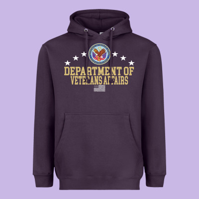 Department Of Veterans Affairs Heavyweight Hoodie Designed By Craftify