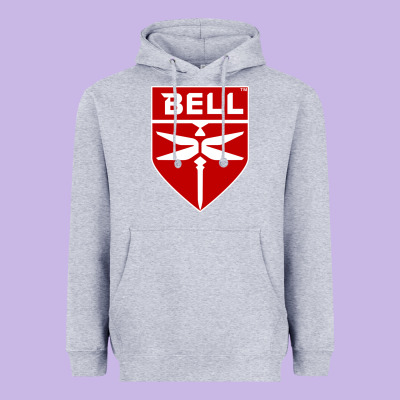 Bell Helicopter Textron Aerospace Heavyweight Hoodie Designed By Craftify