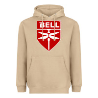 Mushroom Bell Helicopter Textron Aerospace Heavyweight Hoodie - Craftify