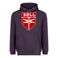Plum Bell Helicopter Textron Aerospace Heavyweight Hoodie - Craftify