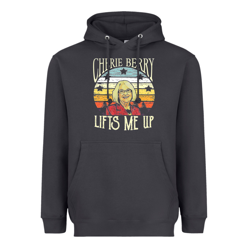 Cherie Berry Lifts Me Up Heavyweight Hoodie by Craftify | Teevron