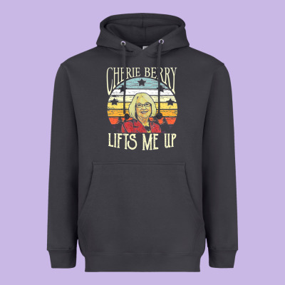 Cherie Berry Lifts Me Up Heavyweight Hoodie Designed By Craftify