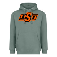 Sage Oklahoma St University Heavyweight Hoodie - Craftify