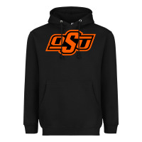 Black Oklahoma St University Heavyweight Hoodie - Craftify