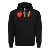 Black hello first grade leopard 3200x2400 Zipper Hoodie - AdoDesignShop