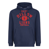 Navy Friday Night Lights East Dillon Lions Football Jersey Heavyweight Hoodie - Craftify