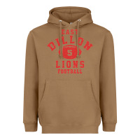 Toasted Coconut Friday Night Lights East Dillon Lions Football Jersey Heavyweight Hoodie - Craftify