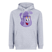 Heather Grey dora the backpack   1 Heavyweight Hoodie - Craftify