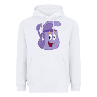 White dora the backpack   1 Heavyweight Hoodie - Craftify
