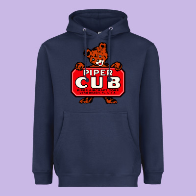 #piper Aircraft Corp Heavyweight Hoodie Designed By Craftify