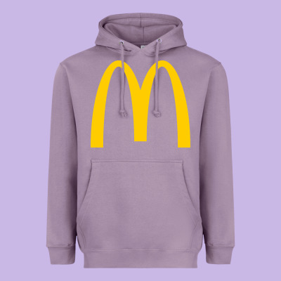 Mcd Onald's Golden Arches Heavyweight Hoodie Designed By Craftify