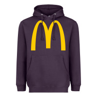 Plum mcd onald's golden arches Heavyweight Hoodie - Craftify