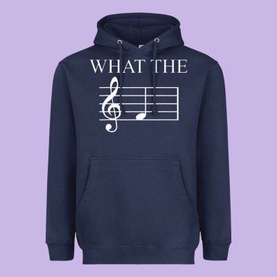 What The F Note Key Music Humor Gift Heavyweight Hoodie Designed By Craftify