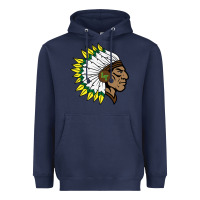 Navy lane tech college prep high school Heavyweight Hoodie - Craftify