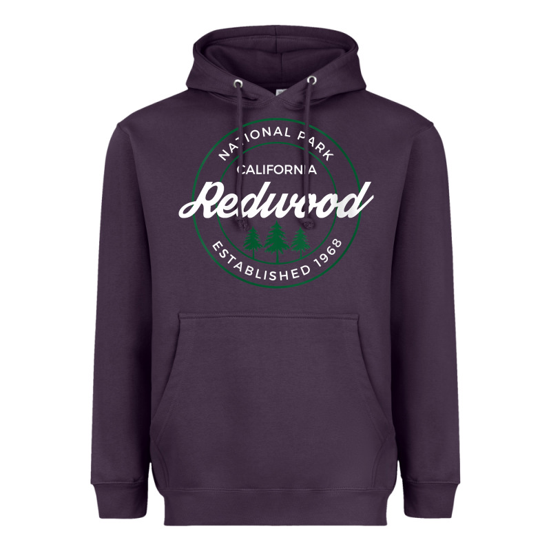 Womens Redwood National Park California Gifts Souvenir Ca V Neck T Shi Heavyweight Hoodie by Craftify | Teevron
