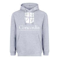 Heather Grey Concordia University, St. Paul, apparel Heavyweight Hoodie - Craftify