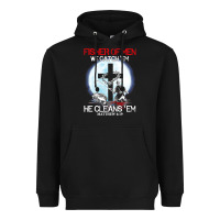 Black fisher of men we catch  em he cleans  em matthew 4 19 Heavyweight Hoodie - Craftify
