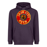 Plum #beer irons city Heavyweight Hoodie - Craftify