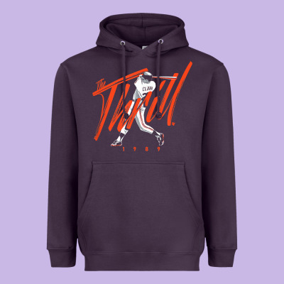Will Clark   The Thrill   San Francisco Baseball T Shirt Heavyweight Hoodie Designed By Craftify