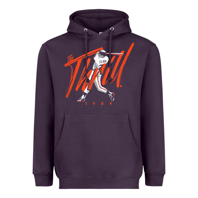 Will Clark   The Thrill   San Francisco Baseball T Shirt Heavyweight Hoodie by Craftify | Teevron