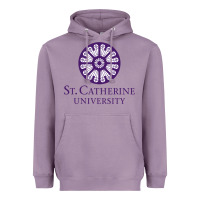 Lavender ST. CATHERINE UNIVERSITY Heavyweight Hoodie - Craftify