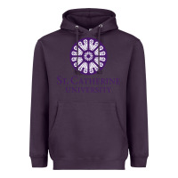 Plum ST. CATHERINE UNIVERSITY Heavyweight Hoodie - Craftify