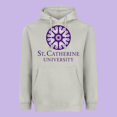 St. Catherine University Heavyweight Hoodie Designed By Craftify