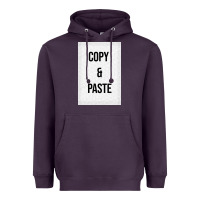 Plum Copy Paste Heavyweight Hoodie - Craftify