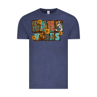 Vintage Denim Western Mama Vibes Mother's Day Vintage Tee - FaDigitalArtStudio