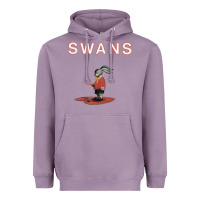Lavender Swans Heavyweight Hoodie - Craftify