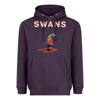 Plum Swans Heavyweight Hoodie - Craftify