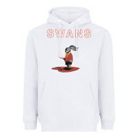 White Swans Heavyweight Hoodie - Craftify