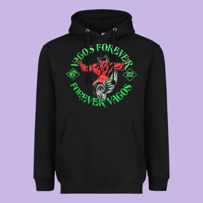 Vagos Mc Heavyweight Hoodie Designed By Craftify