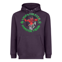 Plum Vagos MC Heavyweight Hoodie - Craftify