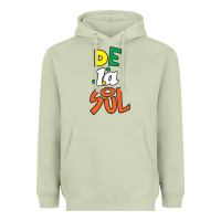 Matcha De La Soul Print Heavyweight Hoodie - Craftify