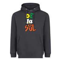 Smoke De La Soul Print Heavyweight Hoodie - Craftify