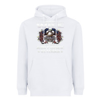White proud wife of an air force veteran military vet spouse gifts premium m Heavyweight Hoodie - Craftify