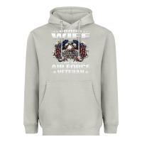 Moon Dust proud wife of an air force veteran military vet spouse gifts premium m Heavyweight Hoodie - Craftify
